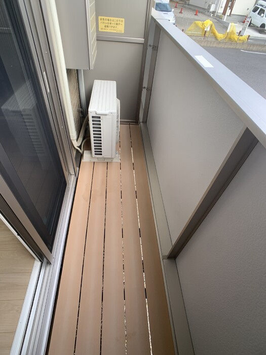 ウッドイン舳越のバルコニー