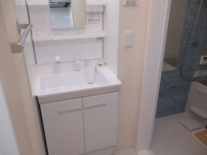 ウッドイン舳越の洗面所