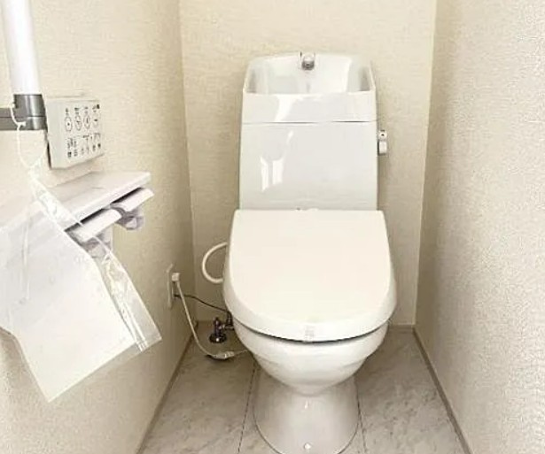 【新築】鶴ヶ島市下新田第２ １号棟のトイレ|シンプルなトイレスペースです！