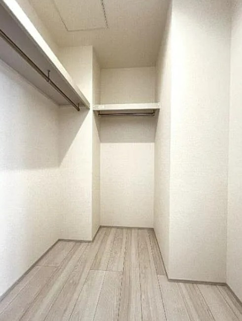 【新築】鶴ヶ島市下新田第２ １号棟の収納|4.5帖洋室にはウォークインクローゼットがあります！