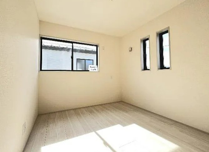 【新築】鶴ヶ島市下新田第２ １号棟の洋室|2F南 5.2帖洋室です！