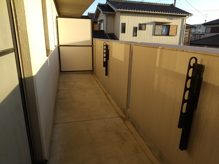 エクセレンスフジエのバルコニー