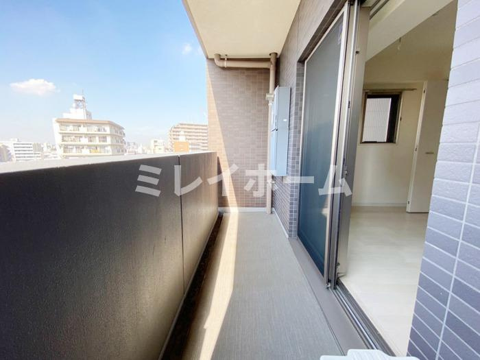 アイリス大森のバルコニー