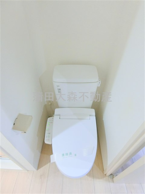 レジデンス平和島のトイレ|温水洗浄便座付きのトイレ