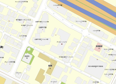 【地図】 | アイビーハイツ甲子園