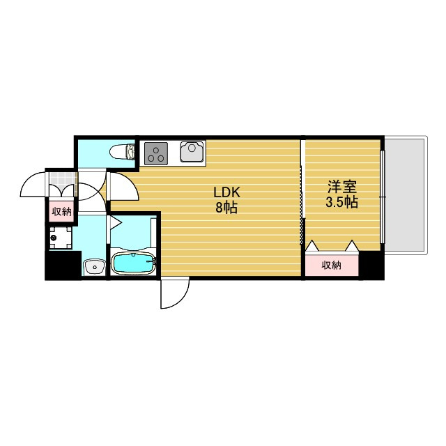 サンメゾン16の間取り