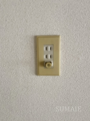 レルム城北の設備|コンセント類です