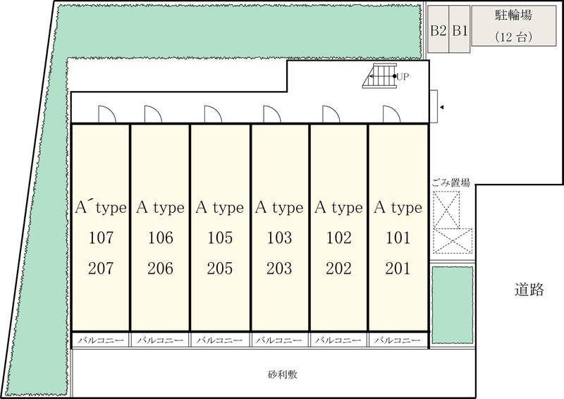 リブリ・グランベールの区画図
