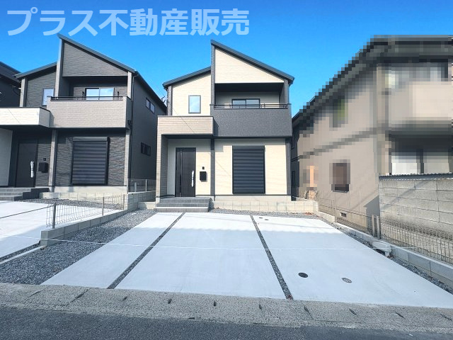 【外観】 | 春日市弥生7丁目1期　3号棟（全3棟）【仲介手数料無料・0円】 | 現地写真。同じ物件を見るなら、プラス不動産販売にお任せ下さい。