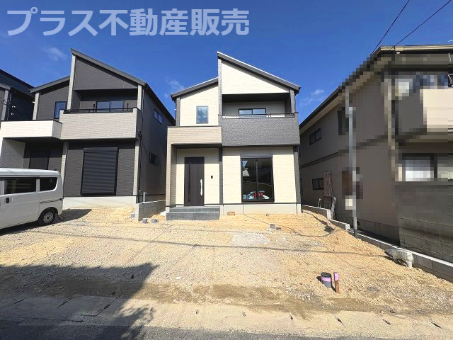 【外観】 | 春日市弥生7丁目1期　3号棟（全3棟）【仲介手数料無料・0円】 | 現地写真。同じ物件を見るなら、プラス不動産販売にお任せ下さい。