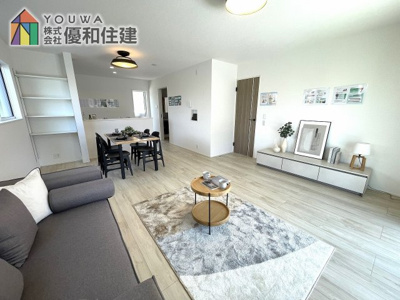 【居間・リビング】 | 新築戸建　神戸市西区玉津町今津　