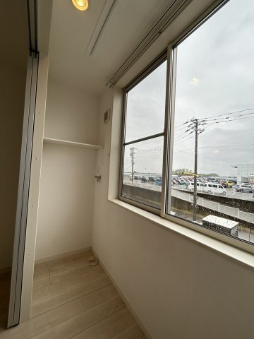 ステラⅡのバルコニー|※別部屋の写真です。現況優先