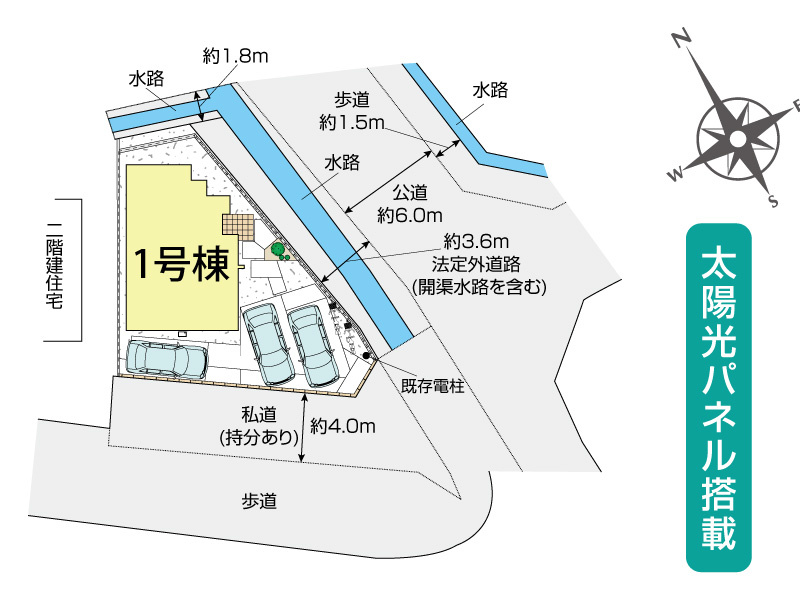 久喜市久喜東4丁目全1棟　区画図
