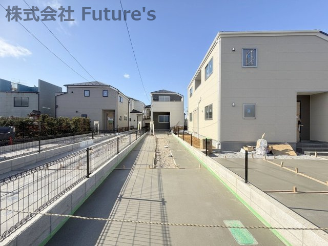 三郷市彦糸1丁目　新築戸建　全5棟　1号棟の外観|現地の写真になります。