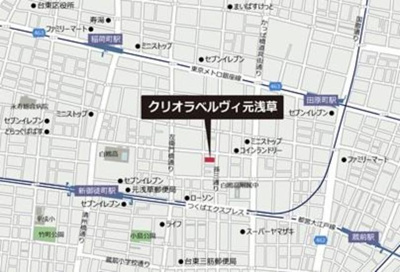 【地図】 | クリオラベルヴィ元浅草