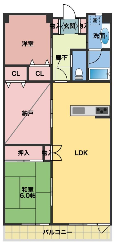 【間取り】の画像