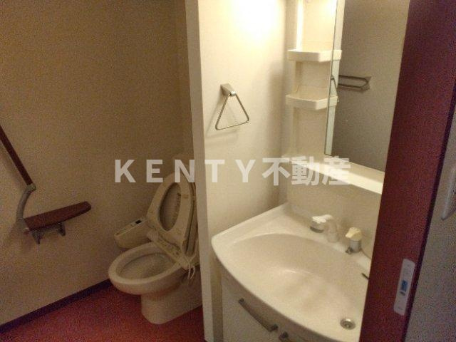 【洗面所】 | ウイング多摩川 | 脱衣スペースもあります