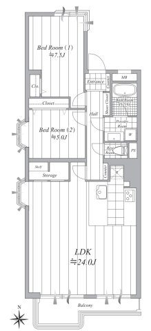【間取り】 | □■ライオンズマンション鎌倉■□