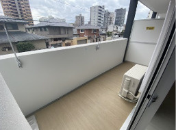 熊本市中央区水前寺３丁目の賃貸マンションのバルコニー