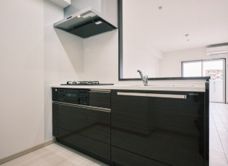 熊本市中央区水前寺３丁目の賃貸マンションのキッチン