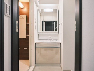 熊本市中央区水前寺３丁目の賃貸マンションの独立洗面台