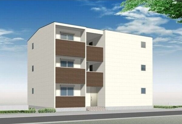 (仮称)ジーメゾン草刈エルペシアの外観