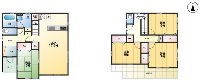 【間取り】 | 加須市正能　中古戸建