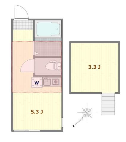 【間取り】 | クレールプレイス白楽