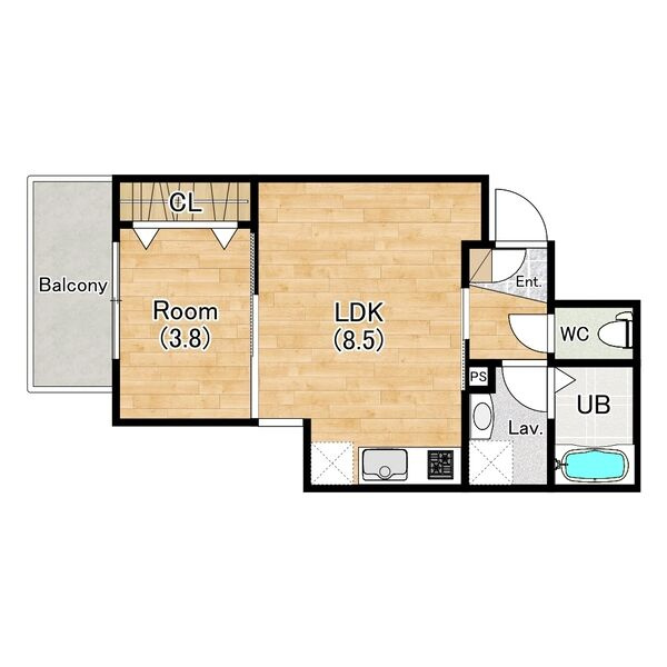 ジーメゾン知立エルペシアの間取り