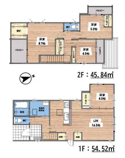 【間取り】 | 糟屋郡篠栗町中央6丁目2期　1号棟（全3棟）【仲介手数料無料・0円】 | 平日、土日祝日もお好きな日時にご見学可能です。お気軽にお問合せ下さい。