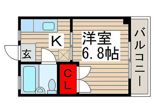 松戸市東平賀の一棟マンションの間取り