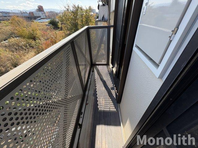 ハイツカネミツのバルコニー