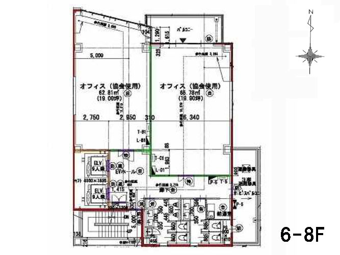 全日愛知会館の間取り