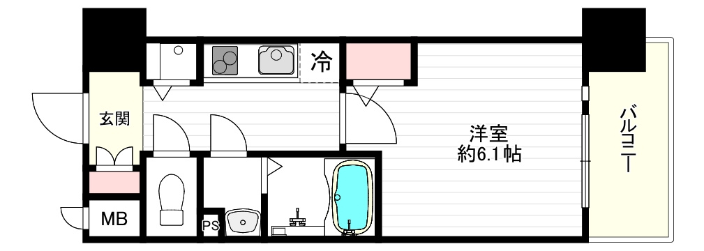 エスリード大阪平野プライムの間取り