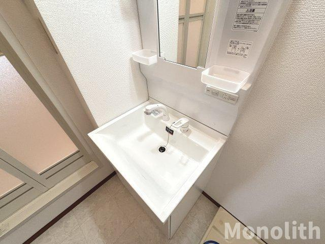 ガーデンパークA棟の独立洗面台