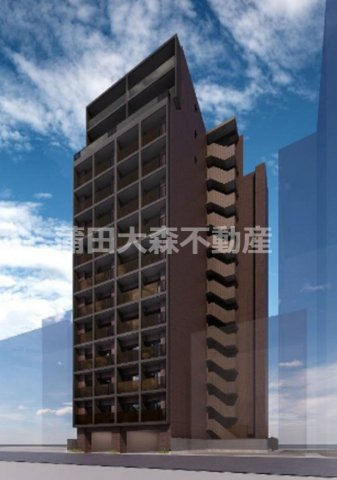 リテラス蒲田の外観パース