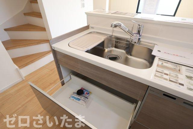 《仲介手数料無料》大宮区上小町864新築一戸建てケイアイ クラフト ピットのキッチン