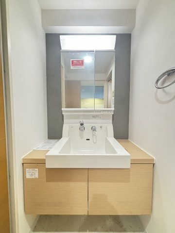 大阪市中央区南船場１丁目の賃貸マンションの洗面所|忙しい朝には欠かせない洗面所です