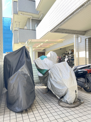 【駐輪場】 | アドリーム横浜鴨居 | 敷地内バイク置場です。