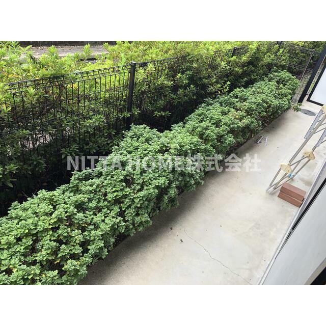 ライスステージ広瀬 駒場新町の庭|専用庭になります◇