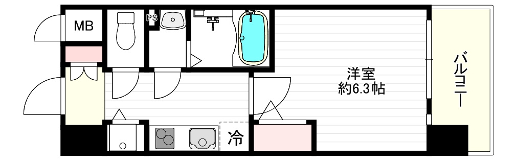 エスリード大阪平野プライムの間取り
