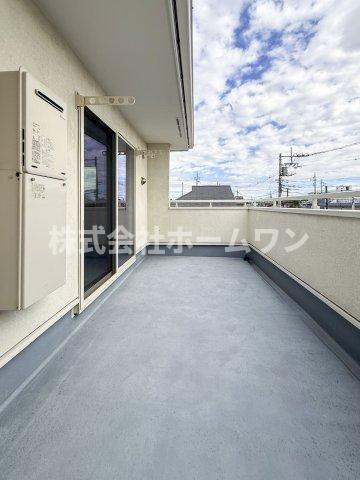 羽村市羽加美　中古戸建のバルコニー|陽当たり良好なバルコニーです