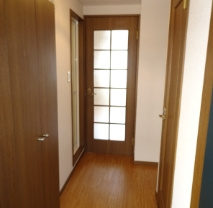 エスポワールハイムの玄関