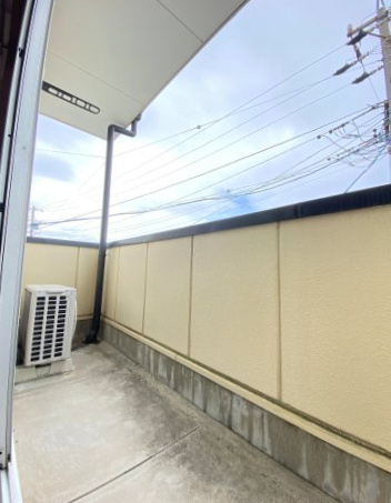 コーポ論地　No.2のバルコニー