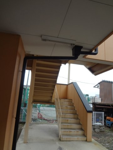 コーポ論地　No.2のエントランス|入口階段