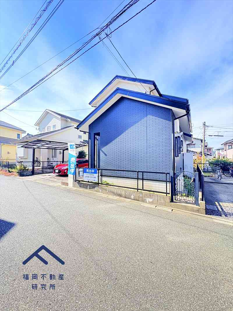 早良区内野３丁目　戸建ての前面道路含む現地写真