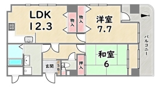 【間取り】 | グラン・ドムール丹波口