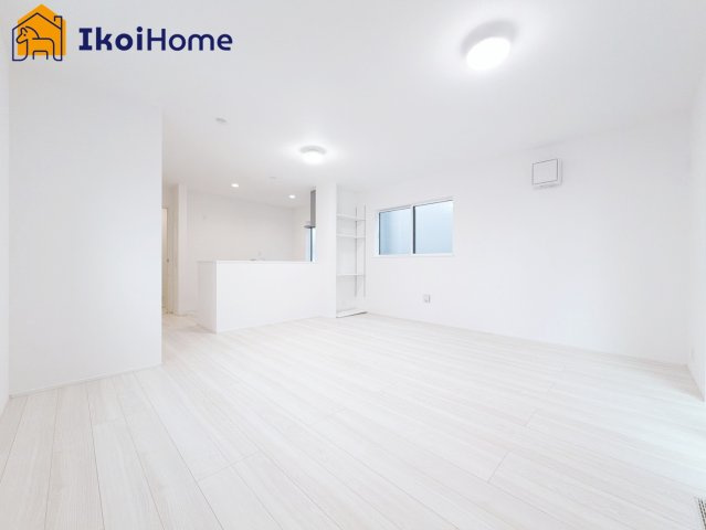 明石市松が丘3丁目24-1期　1号棟　新築戸建の居間・リビング|【ホームページに現地動画掲載中】●年中無休：当日予約可●リビングは長方形で家具を配置しやすい間取り。