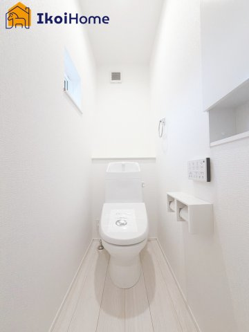 明石市松が丘3丁目24-1期　1号棟　新築戸建のトイレ|【ホームページに現地動画掲載中】●年中無休：当日予約可●各階ウォシュレット、暖房便座が標準装備！