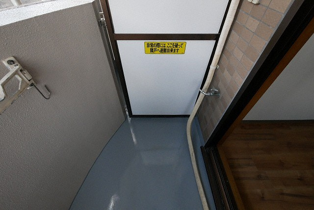 ドエル南本町のバルコニー